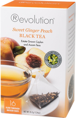 Revolution Sweet Ginger Peach BLACK TEA 16 infusi